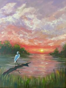 "Egret" by Karen Julihn